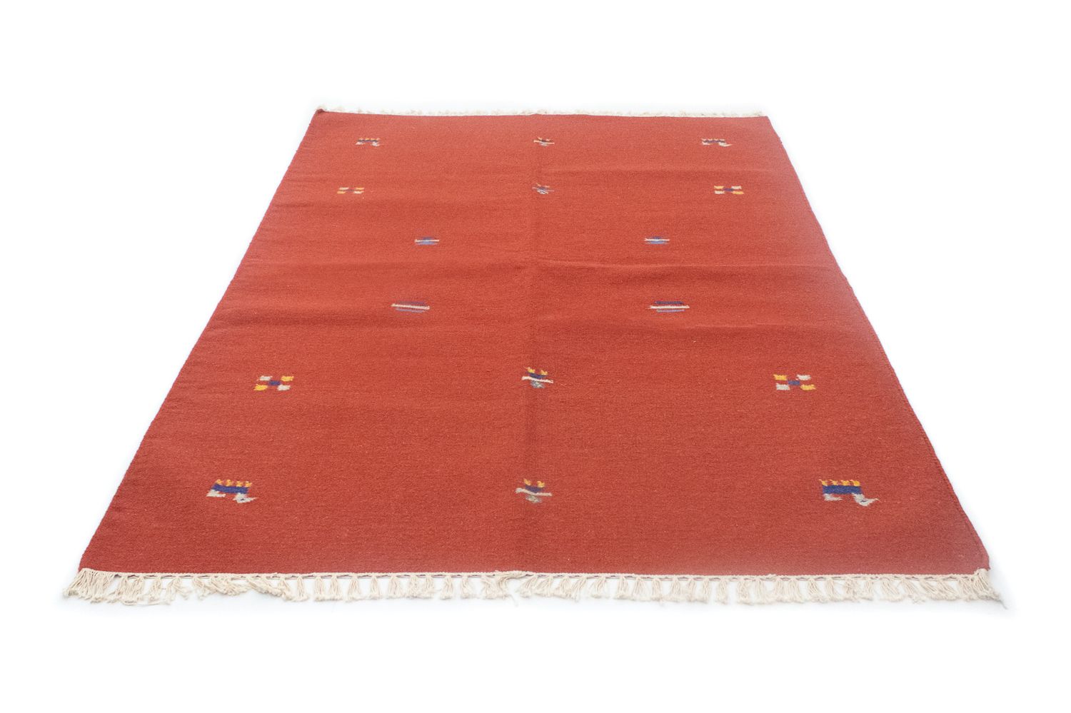 Tapis Kelim - Tendance - 200 x 140 cm - rouge
