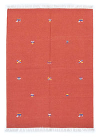 Tapis Kelim - Tendance - 200 x 140 cm - orange
