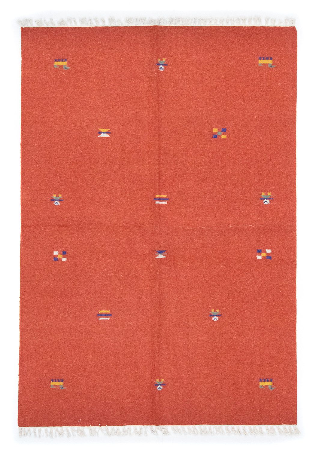 Tapis Kelim - Tendance - 200 x 140 cm - orange