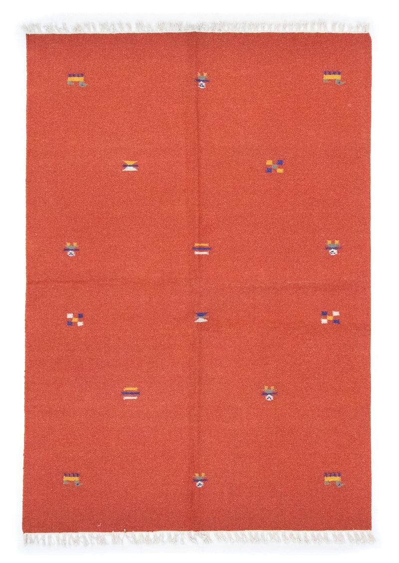 Tapis Kelim - Tendance - 200 x 140 cm - orange