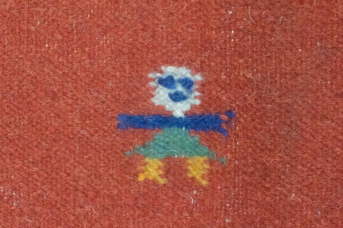 Tapis Kelim - Tendance - 200 x 140 cm - orange