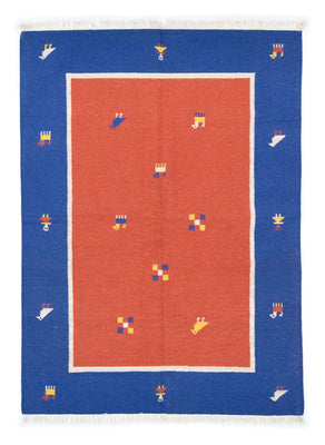 Tapis Kelim - Tendance - 200 x 140 cm - orange