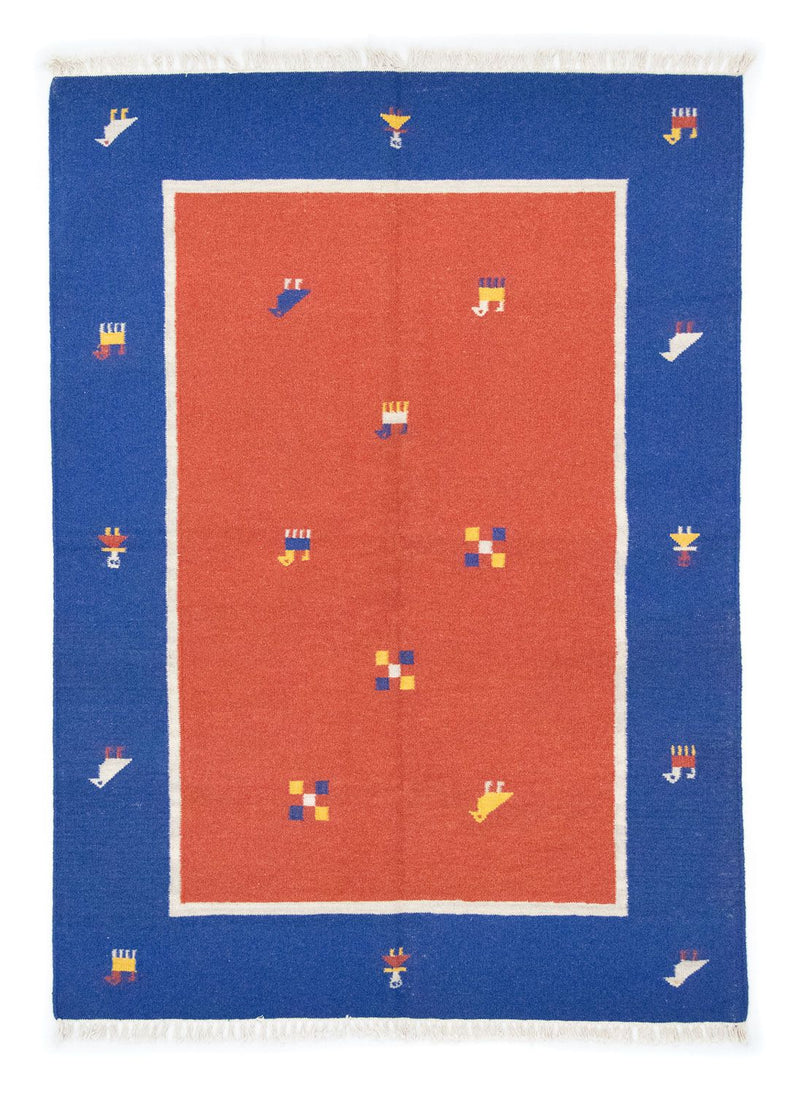 Tapis Kelim - Tendance - 200 x 140 cm - orange