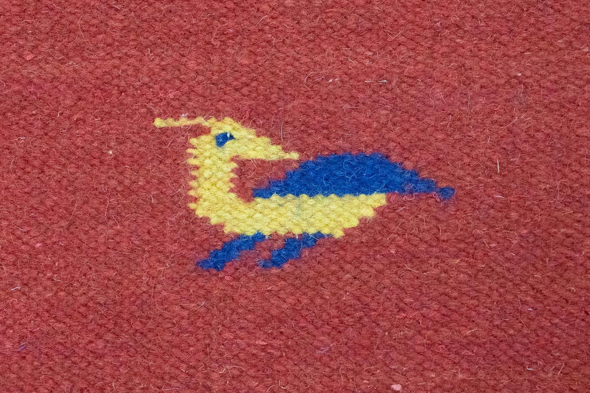 Tapis Kelim - Tendance - 200 x 140 cm - rouge