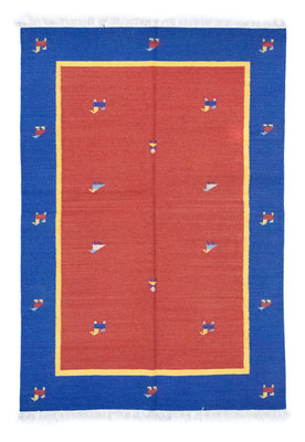 Tapis Kelim - Tendance - 200 x 140 cm - rouge