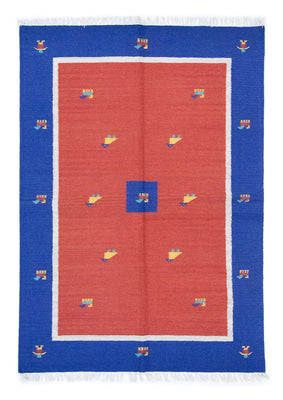Tapis Kelim - Tendance - 200 x 140 cm - rouge