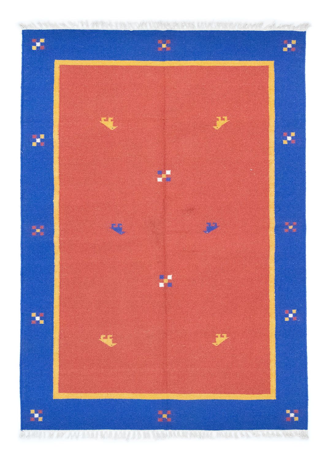 Tapis Kelim - Tendance - 200 x 140 cm - orange