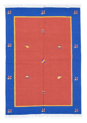 Tapis Kelim - Tendance - 200 x 140 cm - rouge