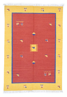 Tapis Kelim - Tendance - 200 x 140 cm - orange