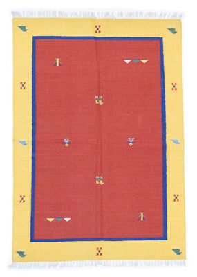 Tapis Kelim - Tendance - 200 x 140 cm - rouge