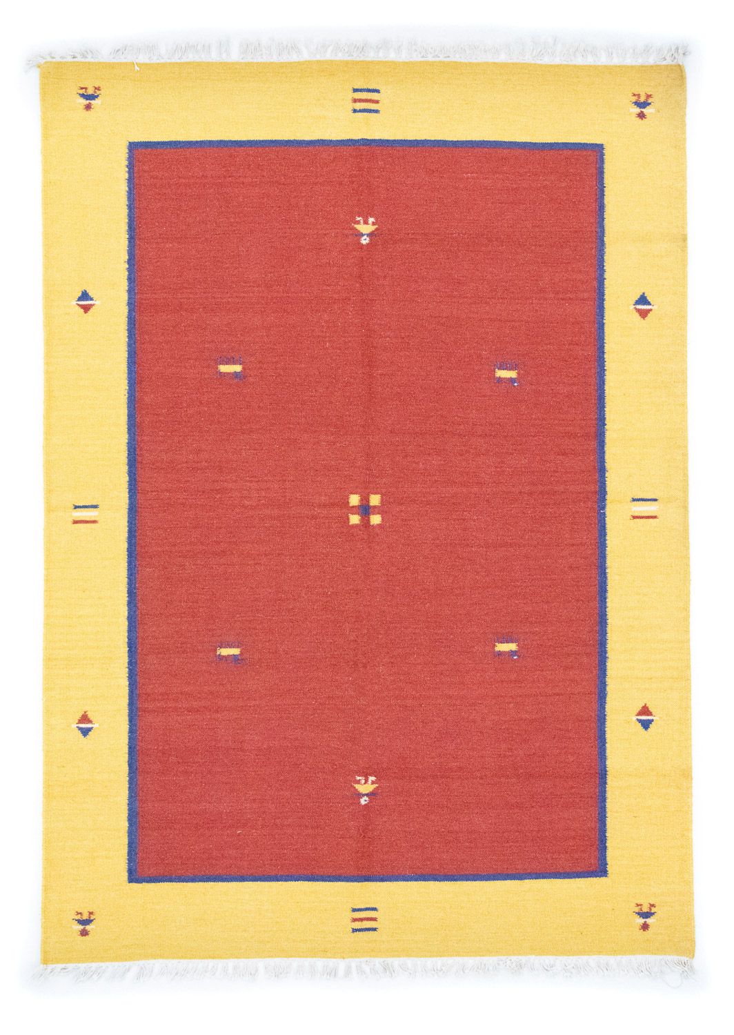 Tapis Kelim - Tendance - 200 x 140 cm - orange