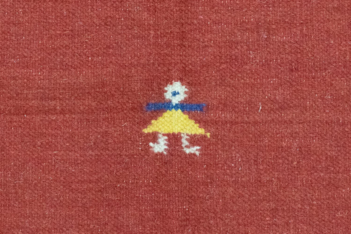 Tapis Kelim - Tendance - 200 x 140 cm - orange