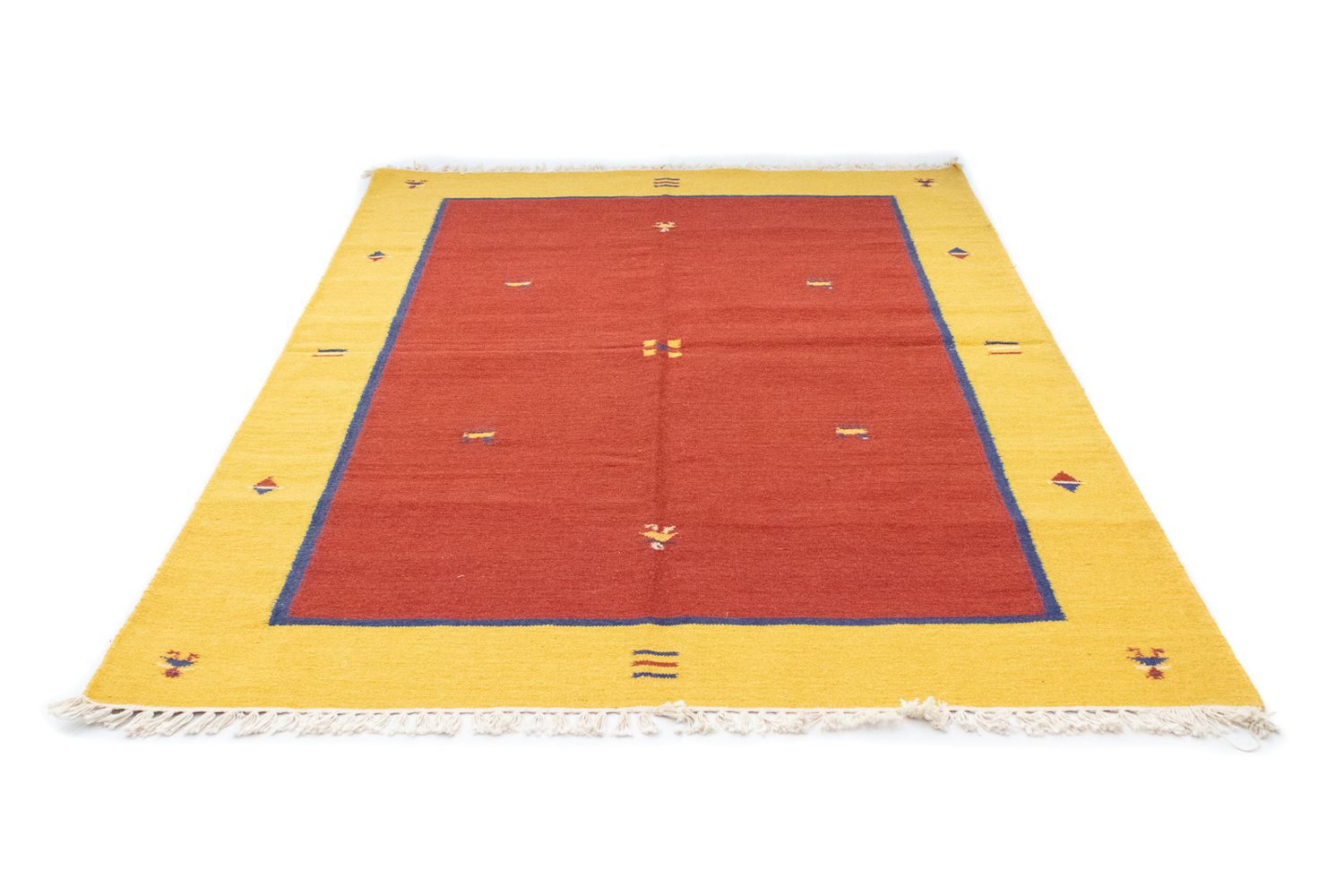 Tapis Kelim - Tendance - 200 x 140 cm - orange
