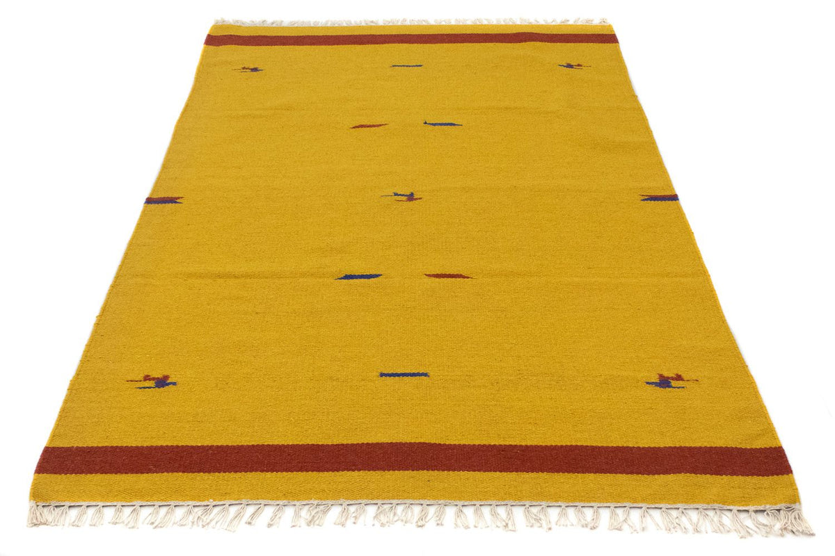 Tapis Kelim - Tendance - 180 x 120 cm - jaune