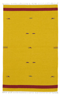Tapis Kelim - Tendance - 180 x 120 cm - jaune