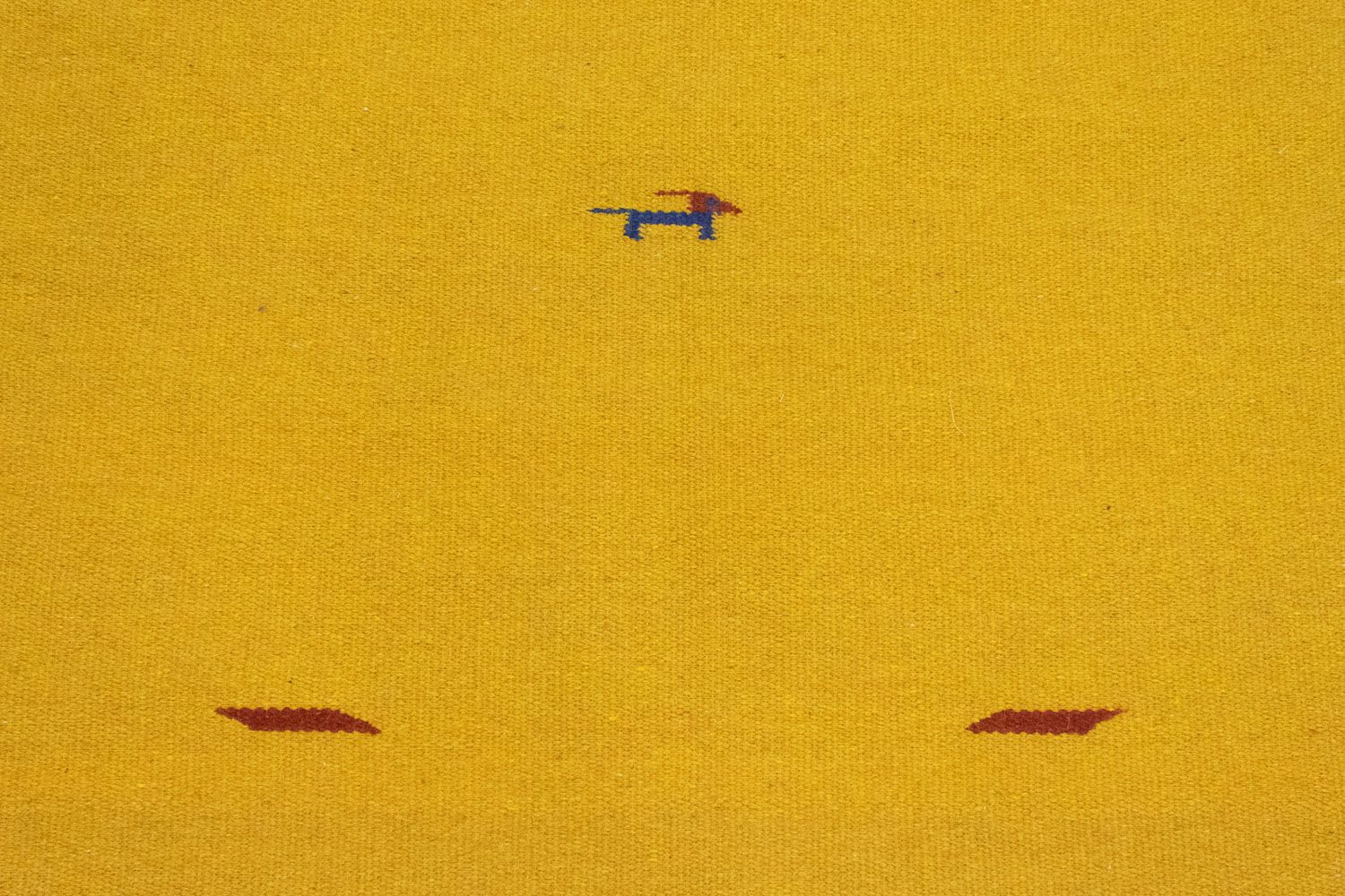 Tapis Kelim - Tendance - 180 x 120 cm - jaune