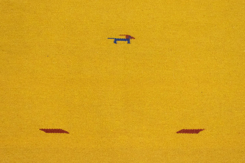 Tapis Kelim - Tendance - 180 x 120 cm - jaune