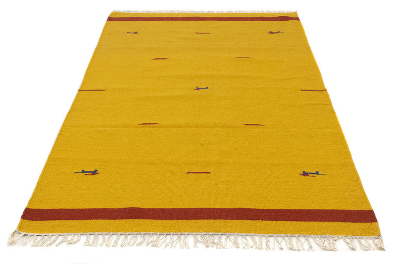 Tapis Kelim - Tendance - 180 x 120 cm - jaune