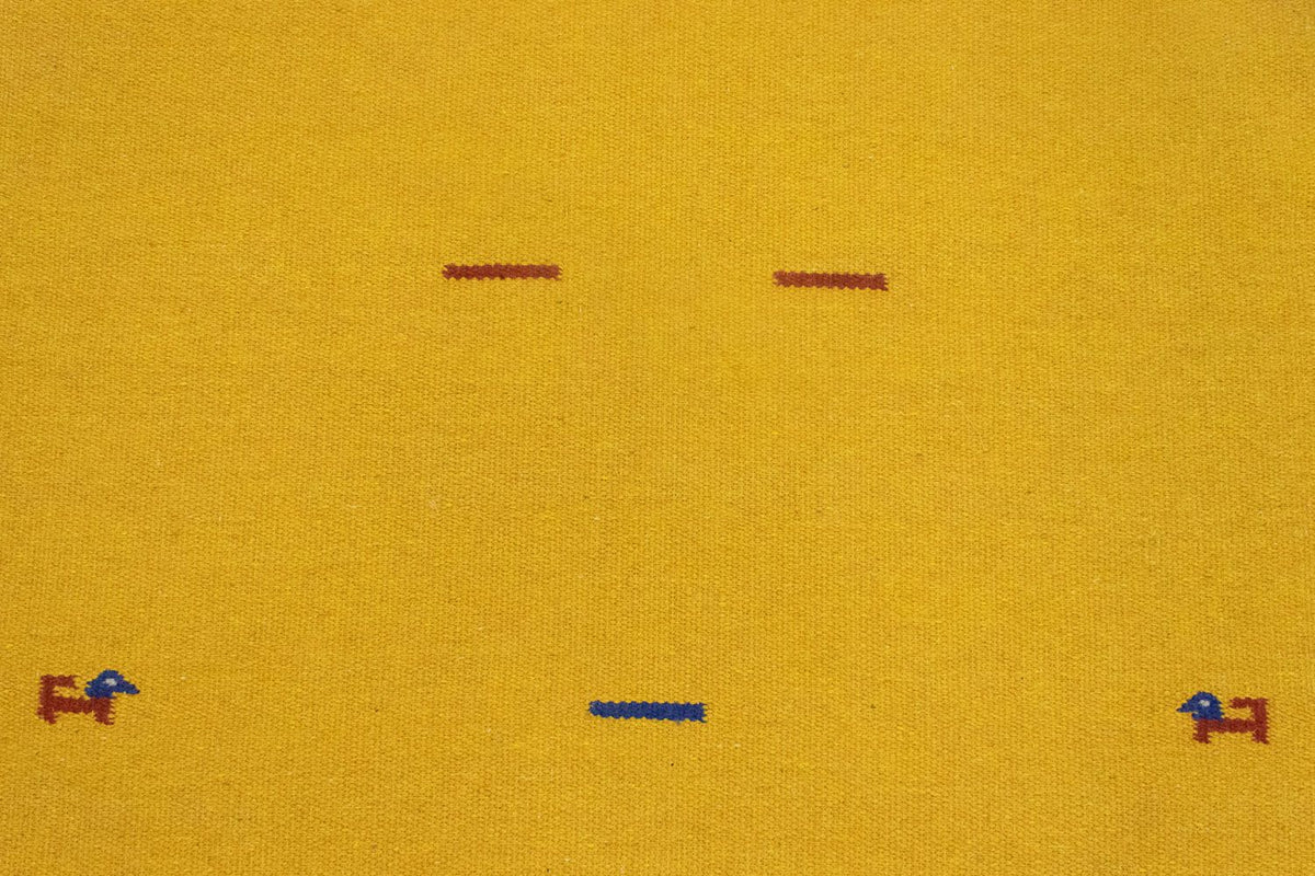Tapis Kelim - Tendance - 180 x 120 cm - jaune