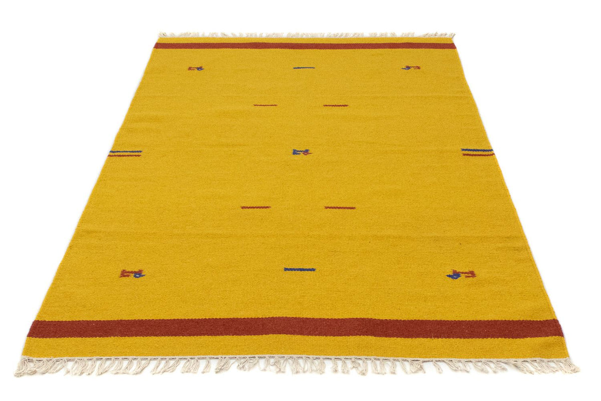 Tapis Kelim - Tendance - 180 x 120 cm - jaune