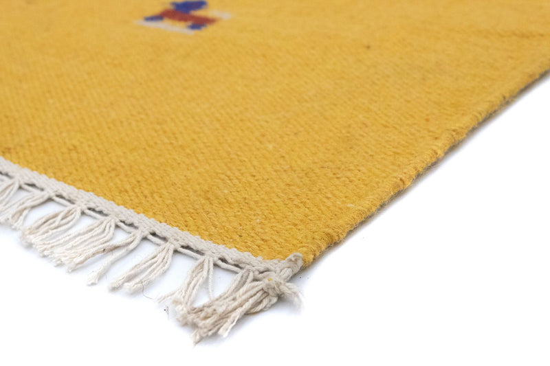 Tapis Kelim - Tendance - 180 x 120 cm - jaune