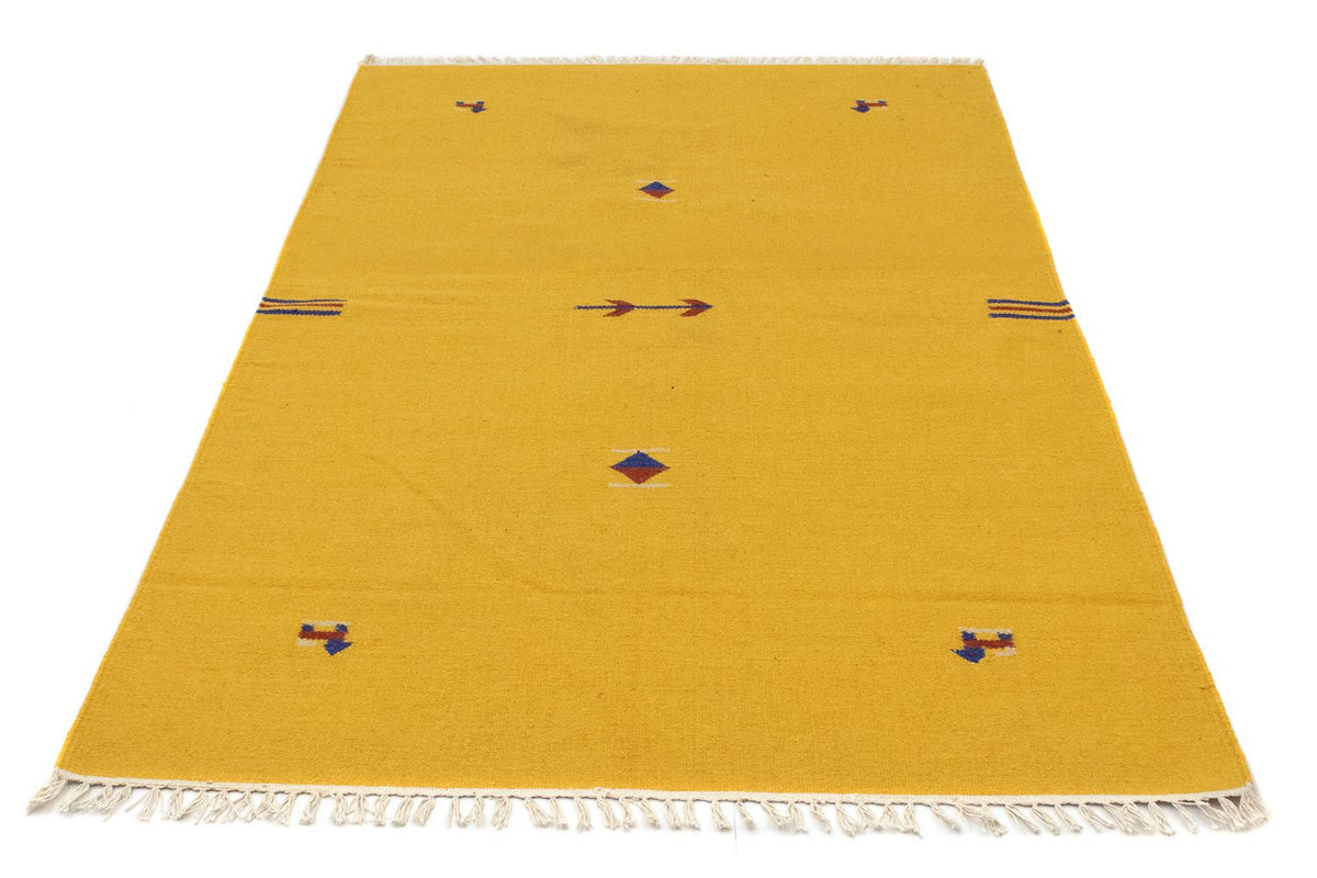 Tapis Kelim - Tendance - 180 x 120 cm - jaune