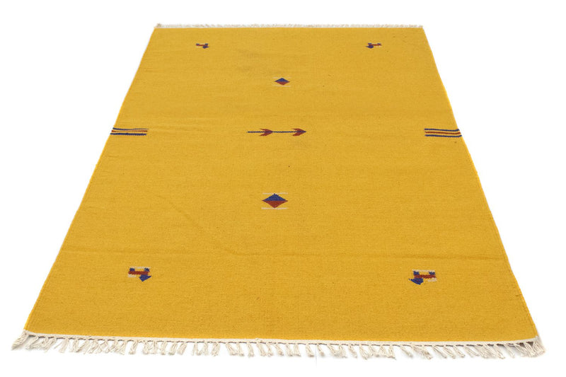 Tapis Kelim - Tendance - 180 x 120 cm - jaune
