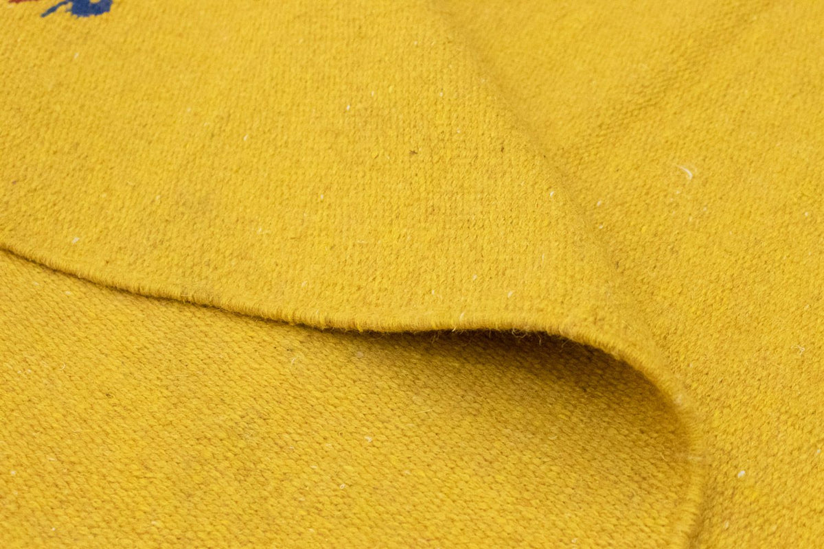 Tapis Kelim - Tendance - 180 x 120 cm - jaune