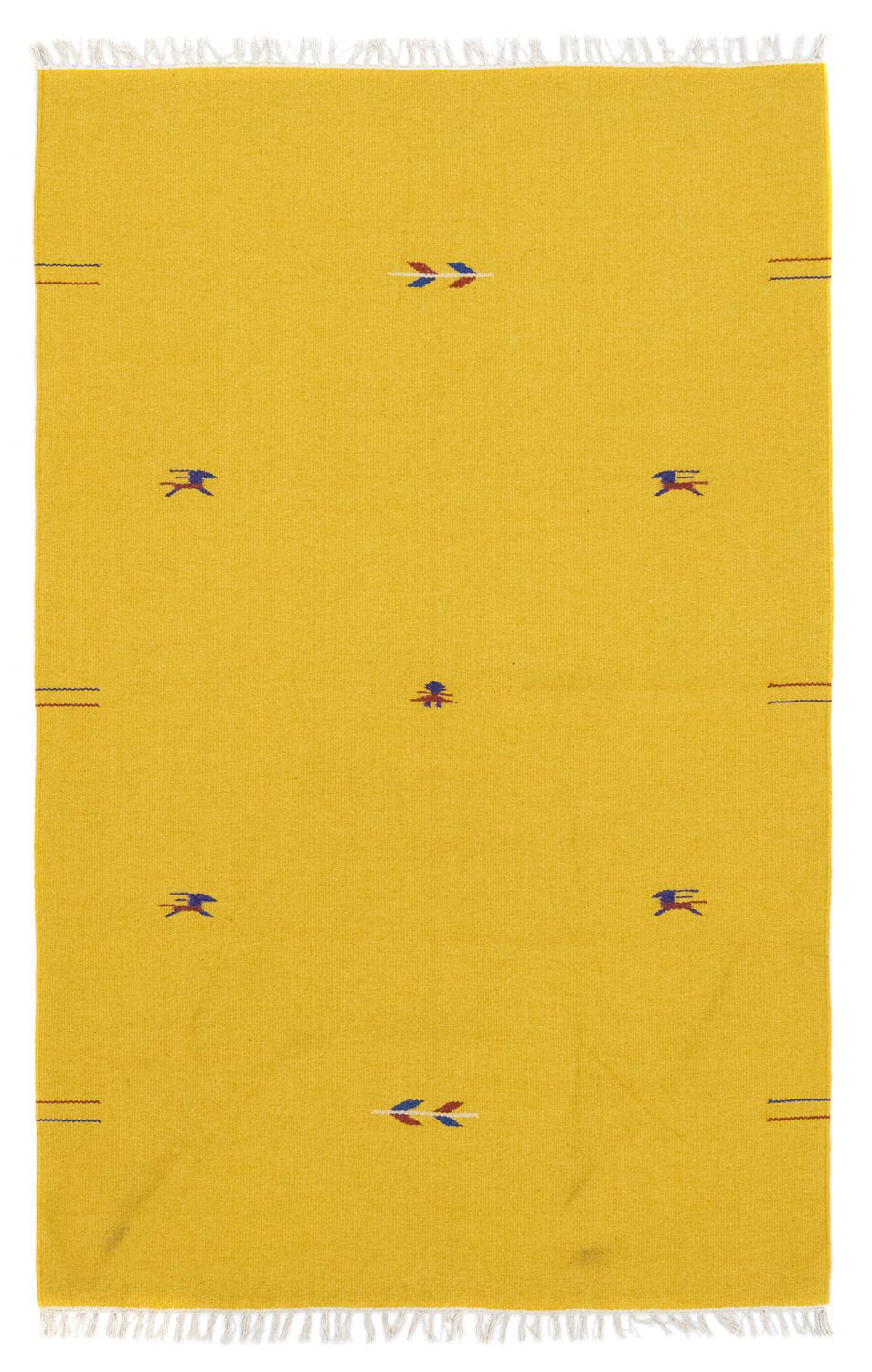 Tapis Kelim - Tendance - 180 x 120 cm - jaune