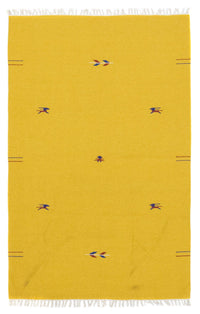 Tapis Kelim - Tendance - 180 x 120 cm - jaune