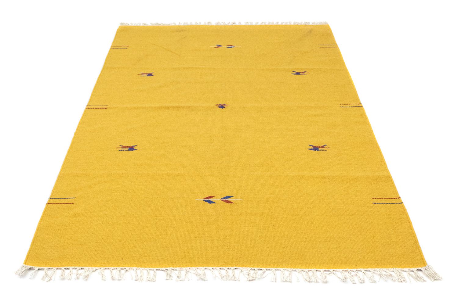 Tapis Kelim - Tendance - 180 x 120 cm - jaune