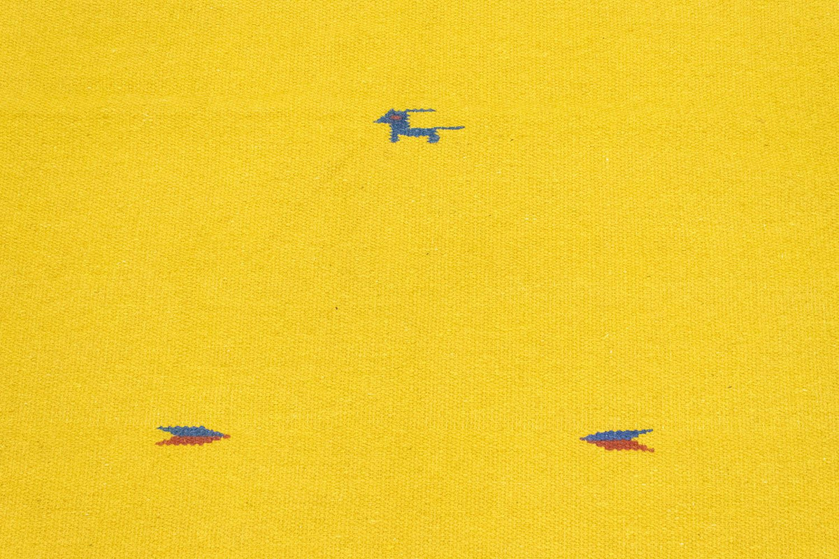 Tapis Kelim - Tendance - 180 x 120 cm - jaune