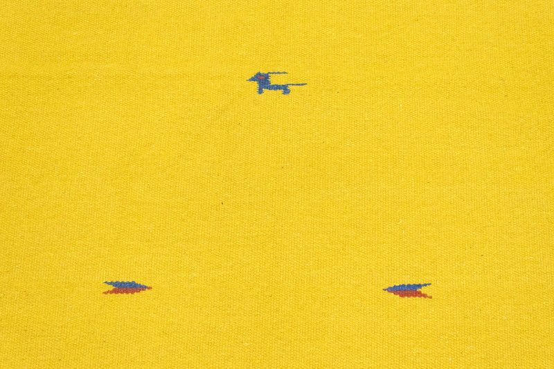 Tapis Kelim - Tendance - 180 x 120 cm - jaune