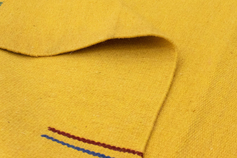 Tapis Kelim - Tendance - 180 x 120 cm - jaune