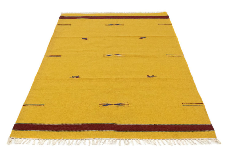 Tapis Kelim - Tendance - 180 x 120 cm - jaune