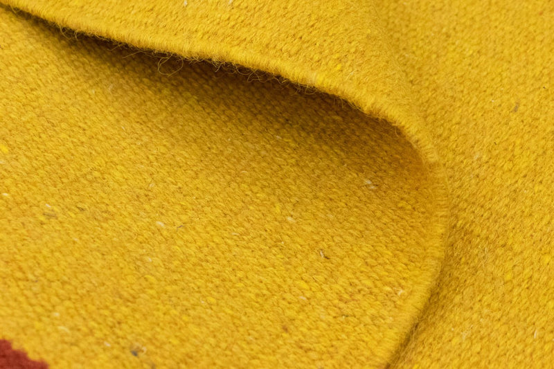 Tapis Kelim - Tendance - 180 x 120 cm - jaune