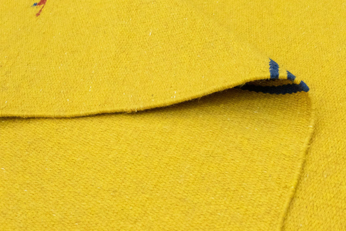 Tapis Kelim - Tendance - 180 x 120 cm - jaune