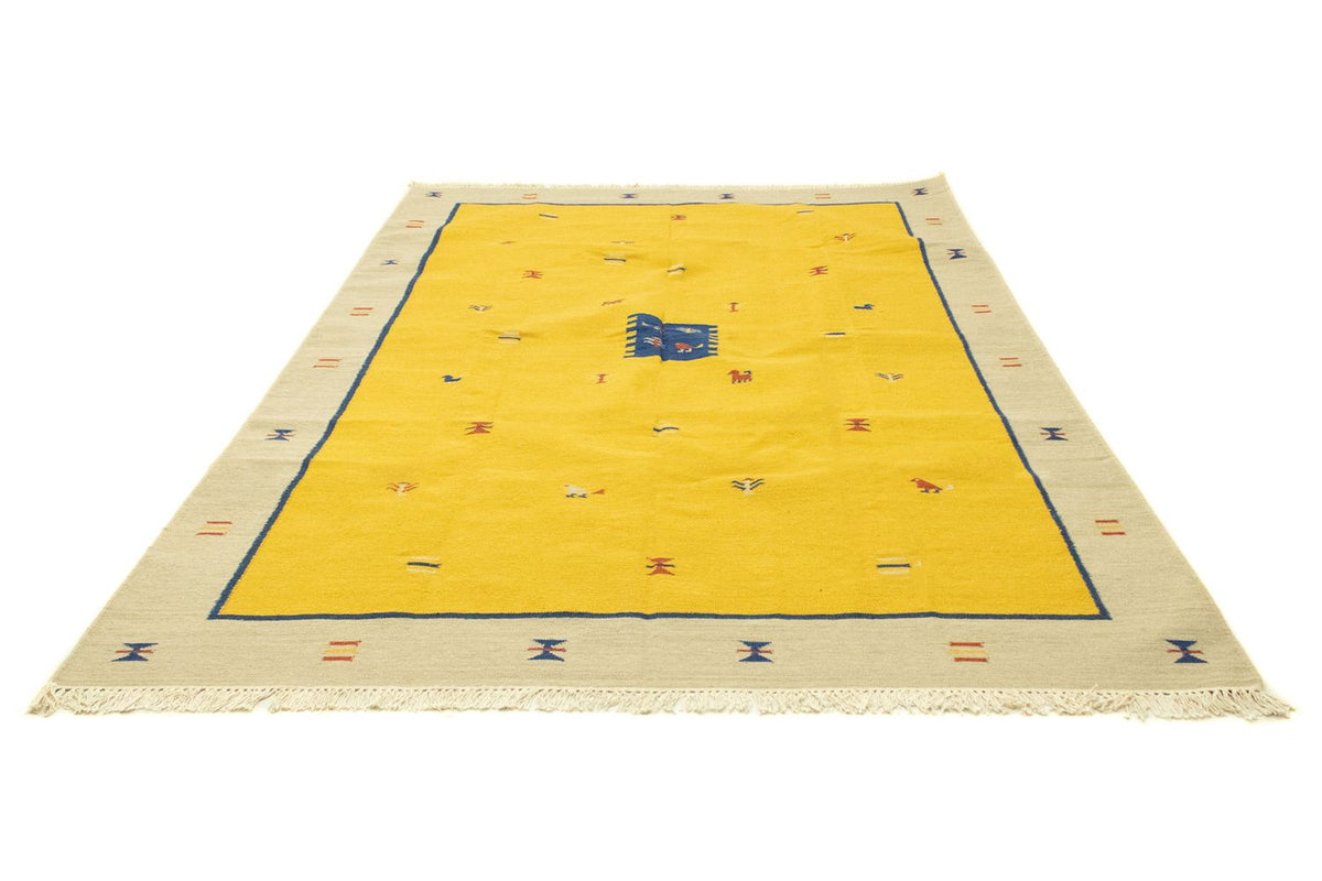 Tapis Kelim - Tendance - 300 x 200 cm - jaune