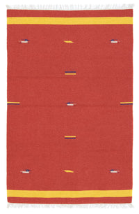 Tapis Kelim - Tendance - 180 x 120 cm - rouge