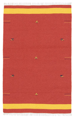 Tapis Kelim - Tendance - 180 x 120 cm - rouge