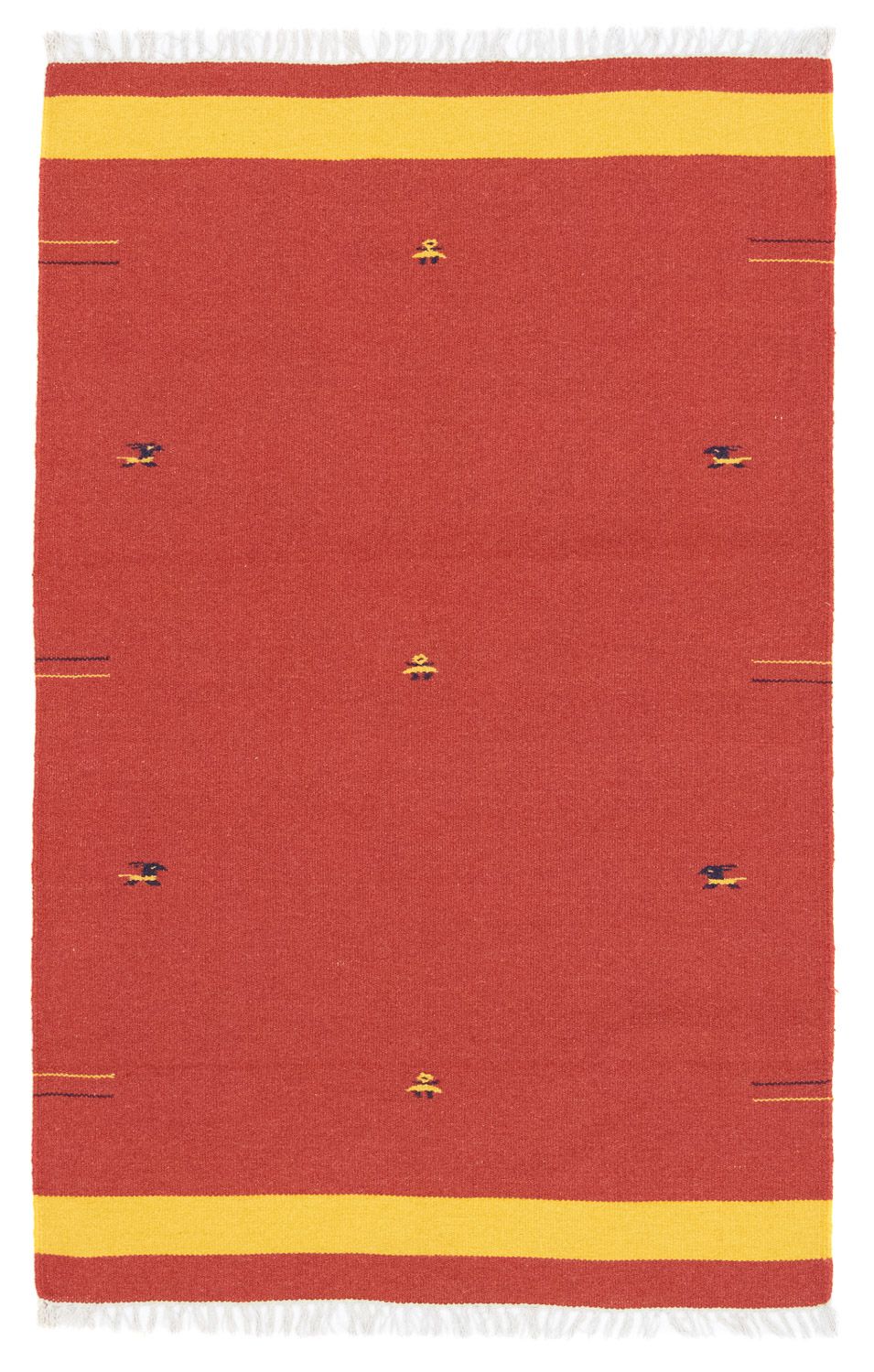 Tapis Kelim - Tendance - 180 x 120 cm - rouge