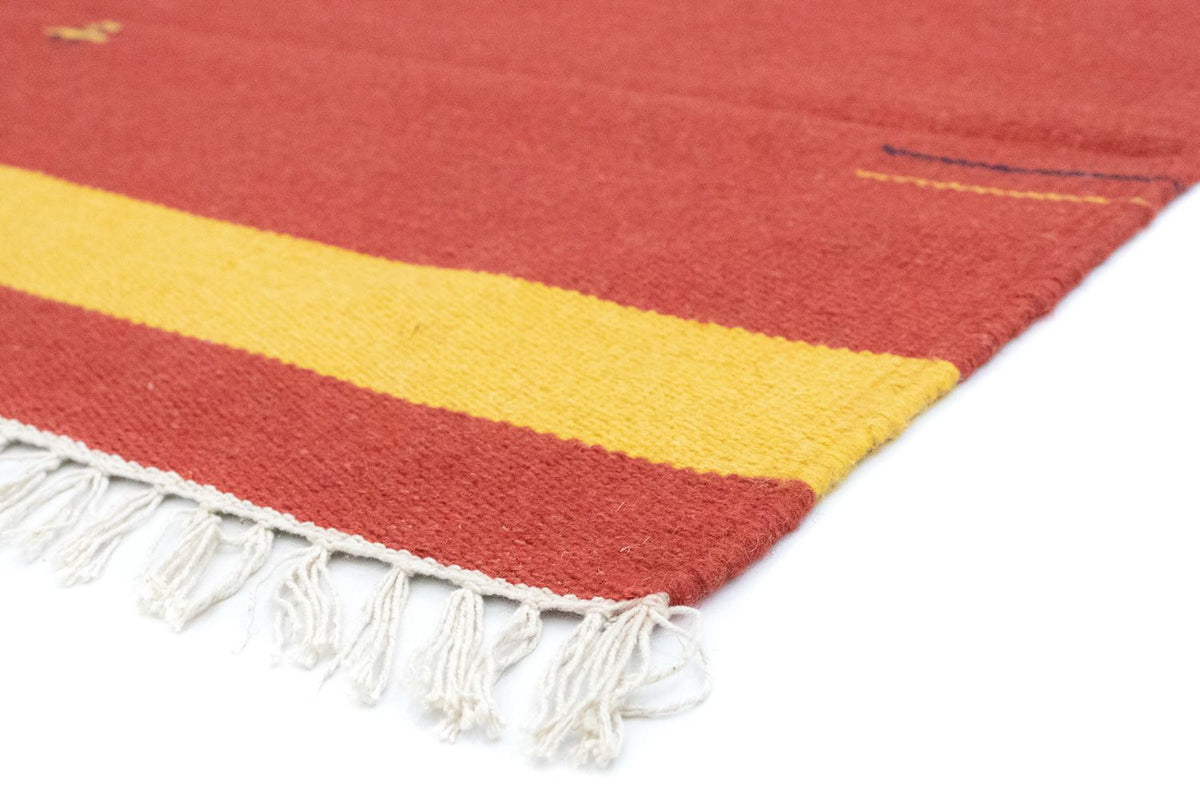 Tapis Kelim - Tendance - 180 x 120 cm - rouge