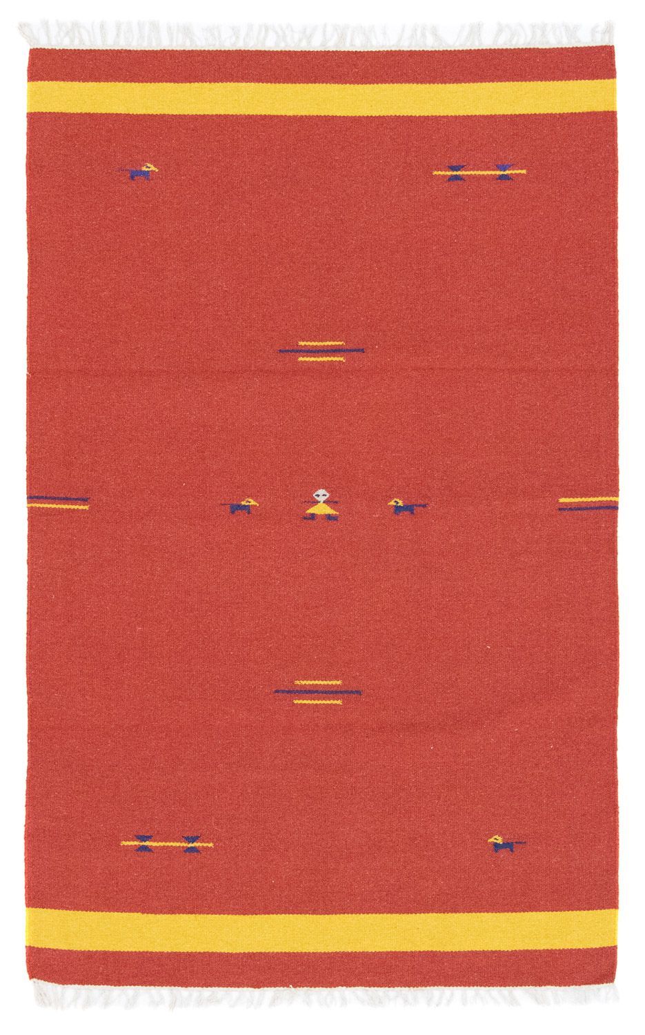 Tapis Kelim - Tendance - 180 x 120 cm - rouge