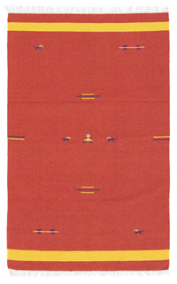 Tapis Kelim - Tendance - 180 x 120 cm - rouge