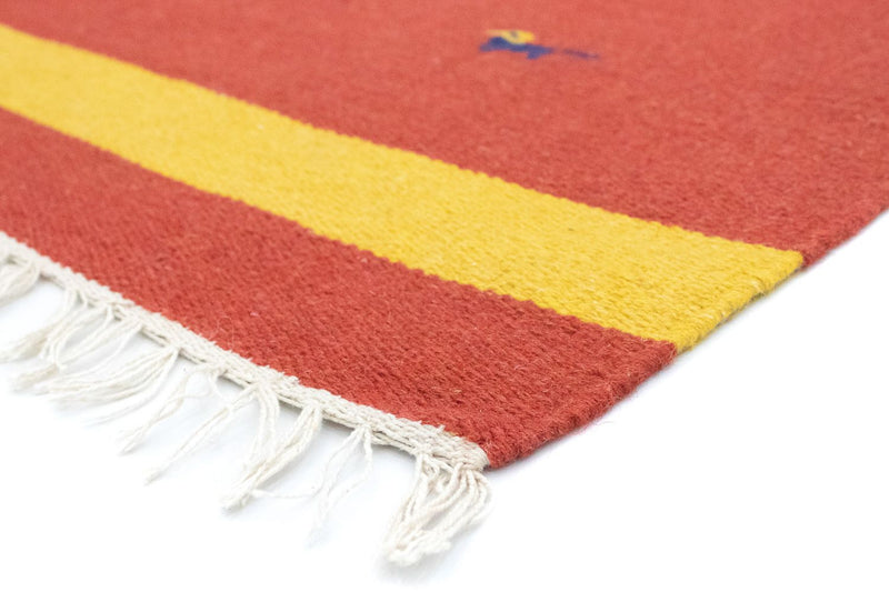 Tapis Kelim - Tendance - 180 x 120 cm - rouge