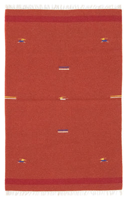 Tapis Kelim - Tendance - 180 x 120 cm - rouge