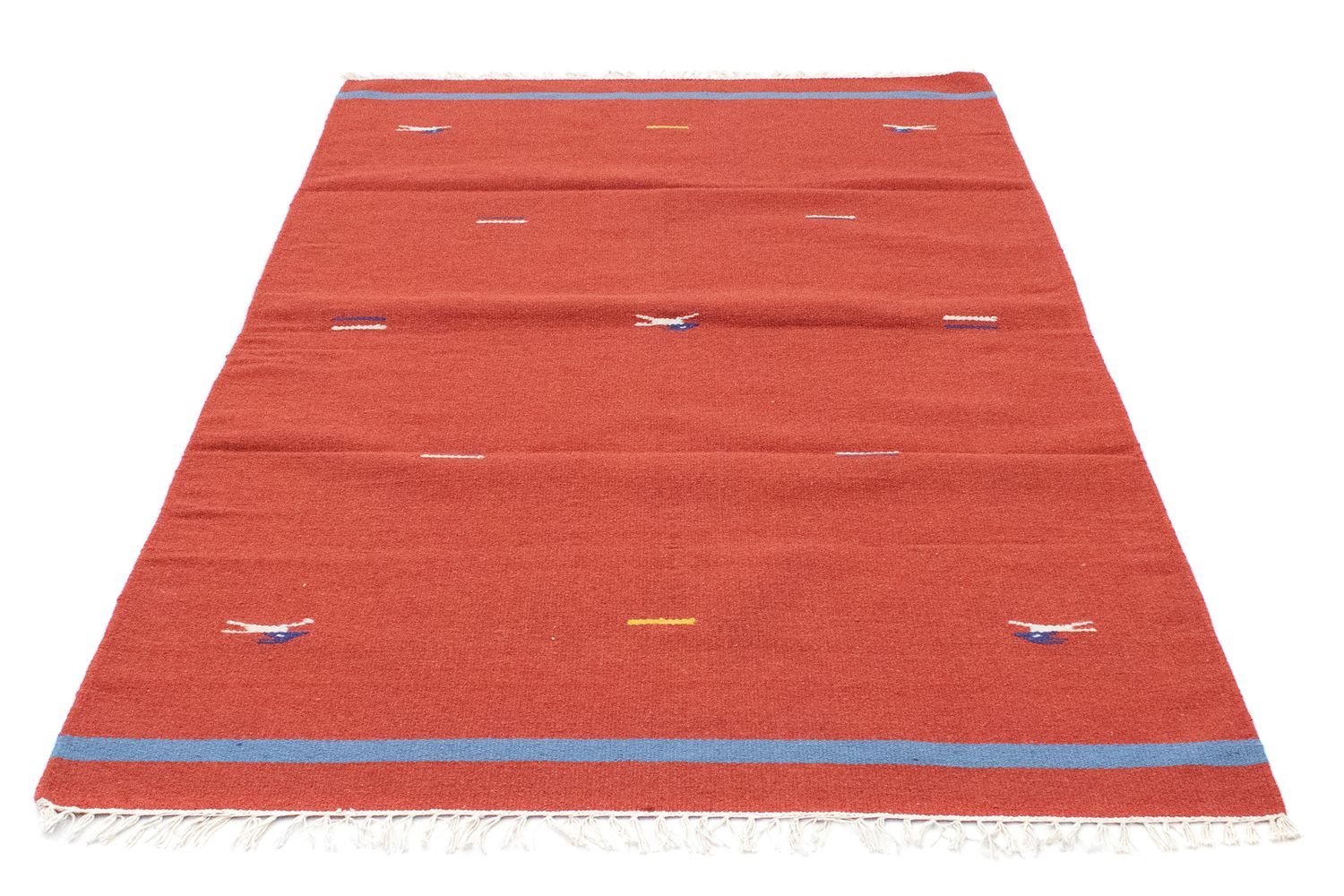 Tapis Kelim - Tendance - 180 x 120 cm - rouge