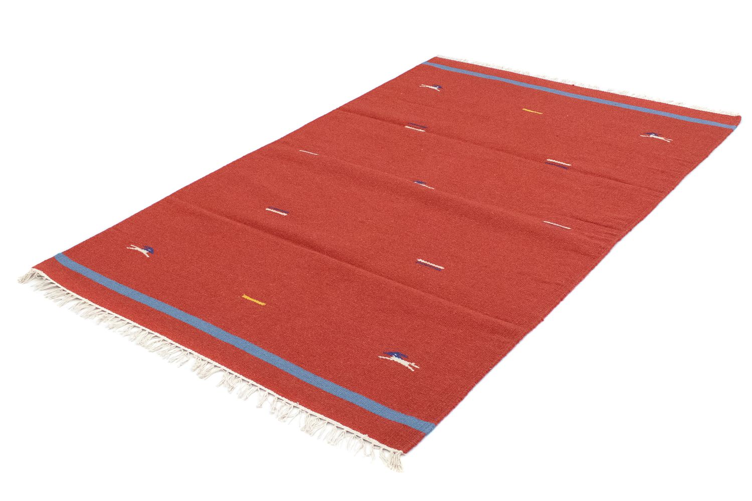 Tapis Kelim - Tendance - 180 x 120 cm - rouge