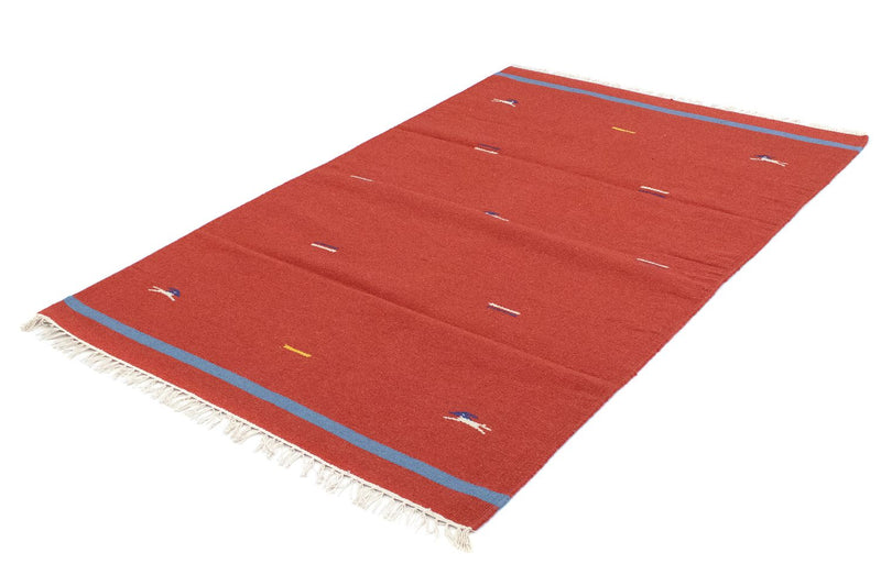 Tapis Kelim - Tendance - 180 x 120 cm - rouge