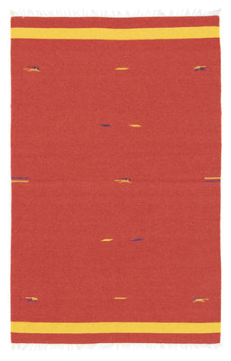 Tapis Kelim - Tendance - 180 x 120 cm - rouge